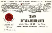 Criots Batard Montrachet-M Couvreur